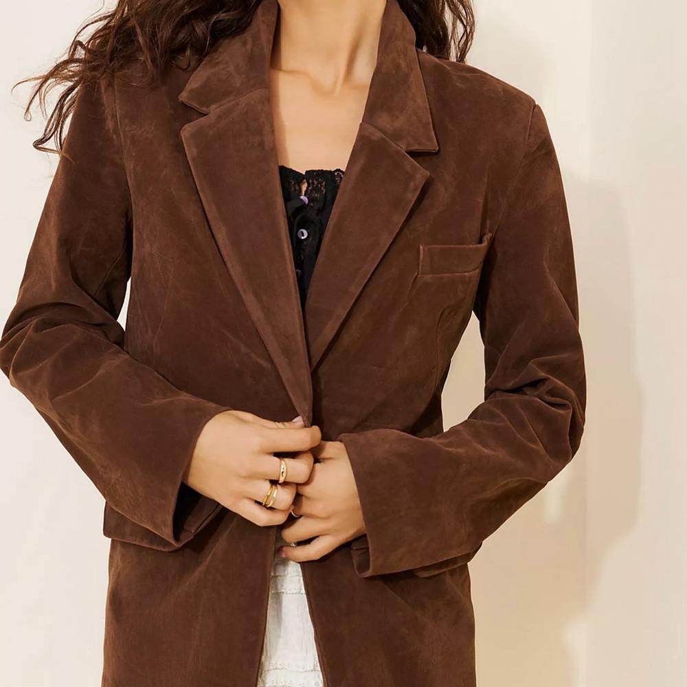 FP Movement by Free People Brown Blazer